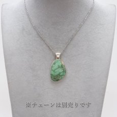 画像4: バリサイト ペンダントトップ ドイツ産 Variscite 日本製 SV925 【 1点もの 】 ネックレス ペンダント シルバー necklace pendant 浄化 お守り 天然石 パワーストーン カラーストーン (4)