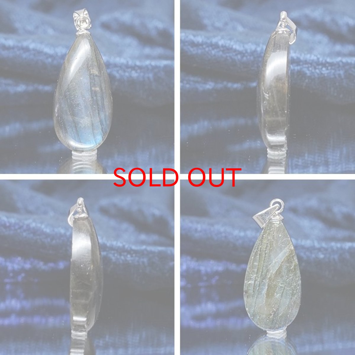 画像5: 【 一点もの 】ブルーラブラドライト ペンダントトップ マダガスカル産 日本製 ムーンストーン 一粒ペンダント ネックレス 天然石 パワーストーン カラーストーン ステンレス　シルバー (5)