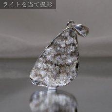 画像3: スモーキーアポフィライト ペンダントトップ インド産 Smoky apophylite 日本製 SV925 【 1点もの 】 ネックレス ペンダント シルバー necklace pendant 浄化 お守り 天然石 パワーストーン カラーストーン (3)