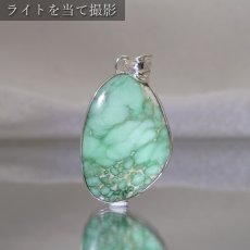 画像3: バリサイト ペンダントトップ ドイツ産 Variscite 日本製 SV925 【 1点もの 】 ネックレス ペンダント シルバー necklace pendant 浄化 お守り 天然石 パワーストーン カラーストーン (3)