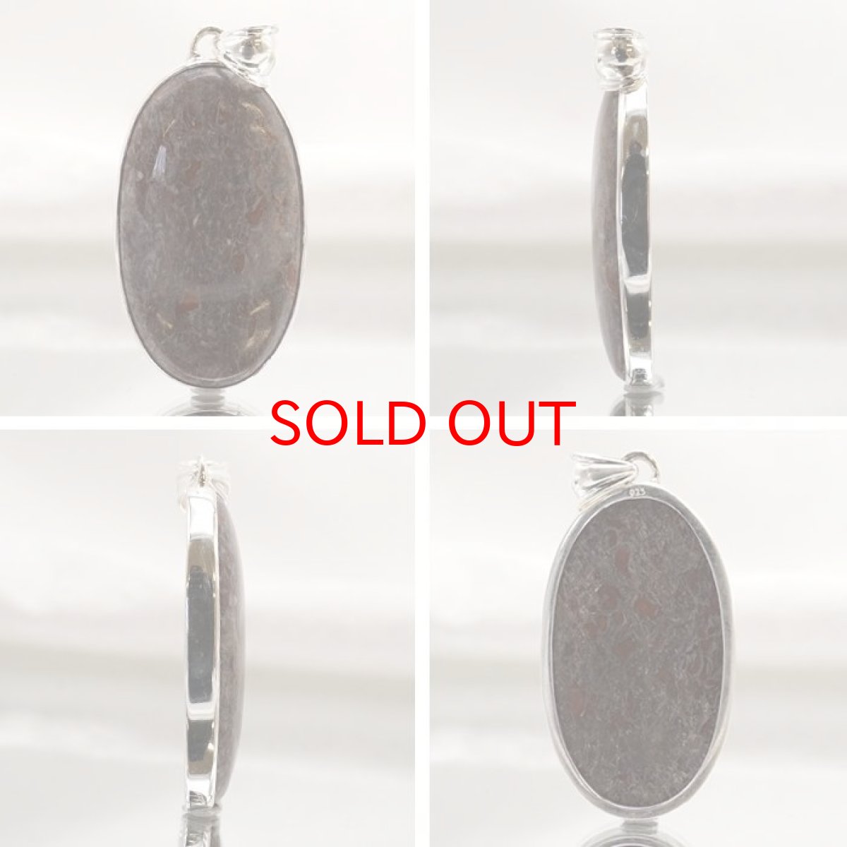 画像2: ダイナソーボーン ペンダントトップ アメリカ産 Dinosaur Bone 日本製 SV925 【 1点もの 】 ネックレス ペンダント シルバー necklace pendant 浄化 お守り 天然石 パワーストーン カラーストーン (2)