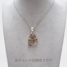 画像4: スモーキーアポフィライト ペンダントトップ インド産 Smoky apophylite 日本製 SV925 【 1点もの 】 ネックレス ペンダント シルバー necklace pendant 浄化 お守り 天然石 パワーストーン カラーストーン (4)