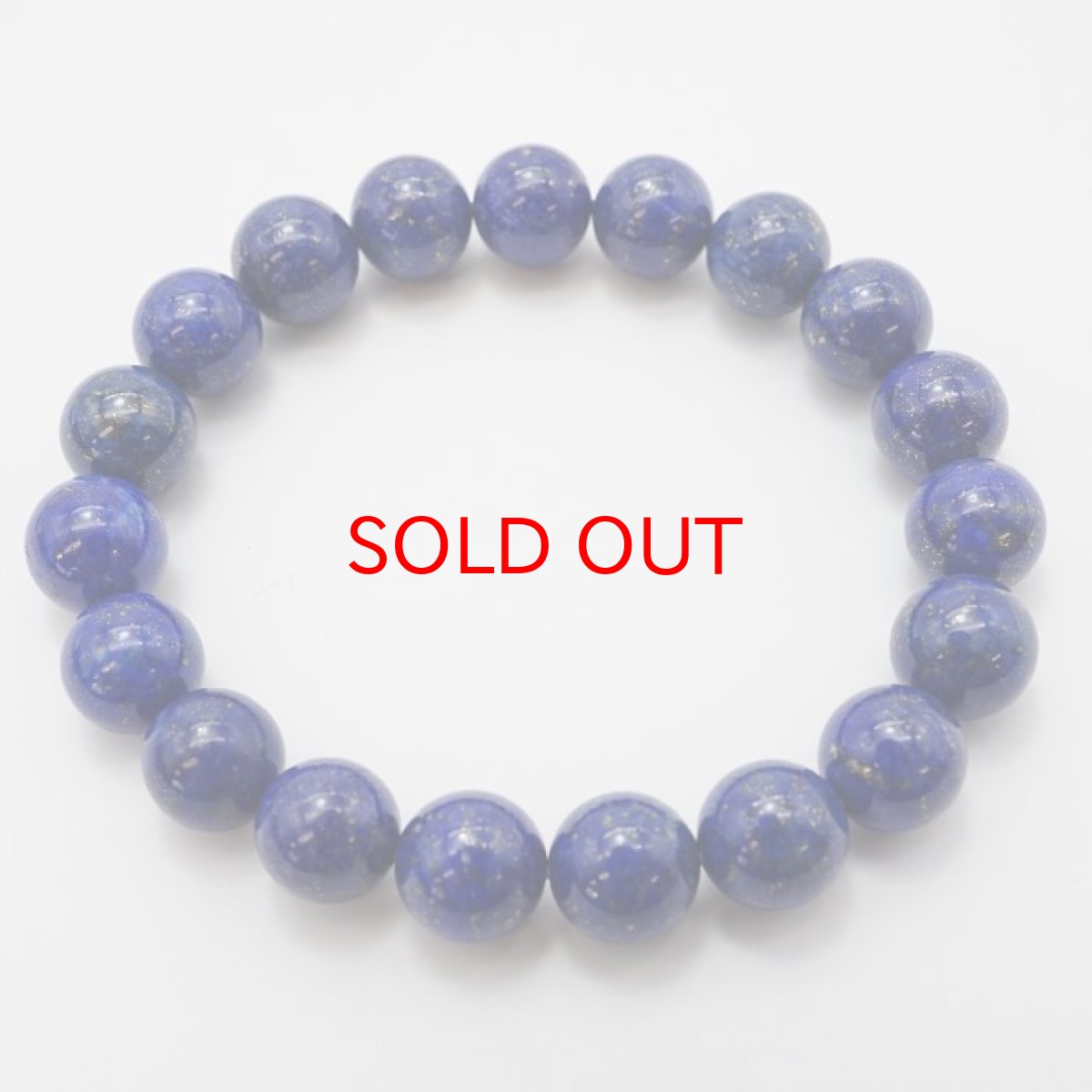 画像3: 【 一点もの 】 ラピスラズリ ブレスレット アフガニスタン産 ブレス 丸玉 11mm lapislazuli 瑠璃 浄化 お守り 天然石 パワーストーン カラーストーン (3)