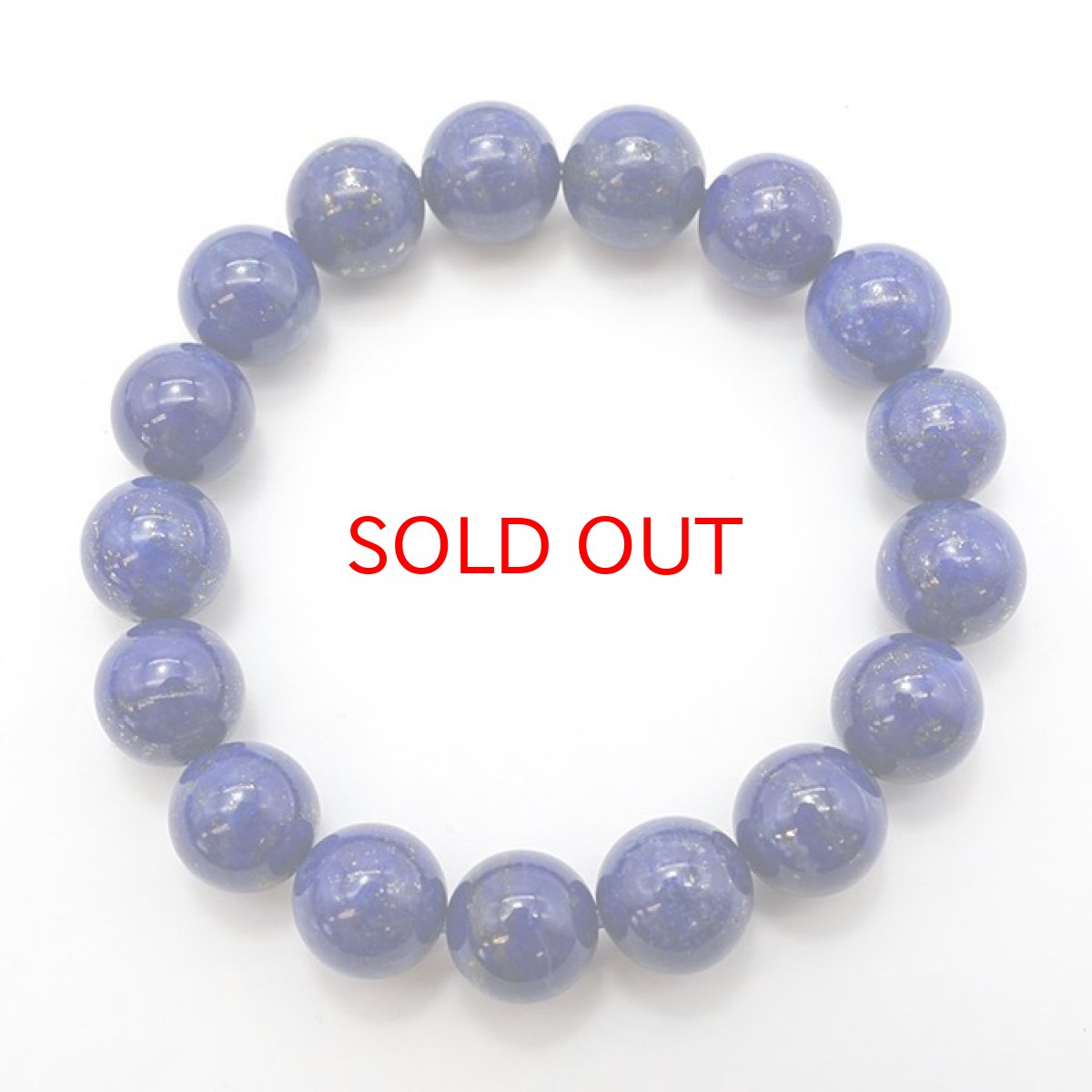 画像3: 【20%OFFセール】 【 一点もの 】 ラピスラズリ ブレスレット アフガニスタン産 ブレス 丸玉 12mm lapislazuli 瑠璃 浄化 お守り 天然石 パワーストーン カラーストーン (3)