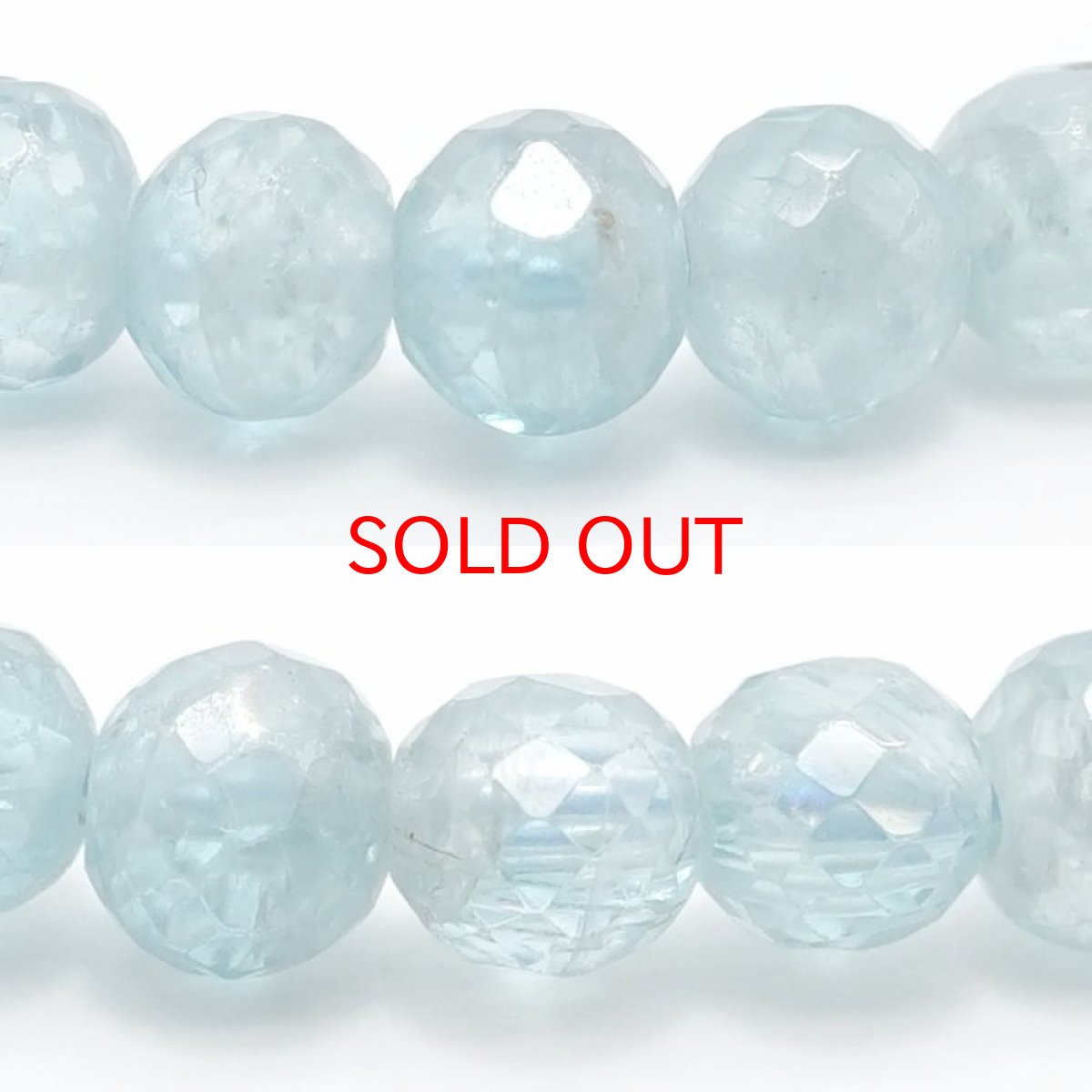 画像2: ブルージルコン ブレスレット カンボジア産 64面体カット 5mm Blue Zircon 【 一点もの 】 ジルコン 12月誕生石 天然石 パワーストーン カラーストーン (2)