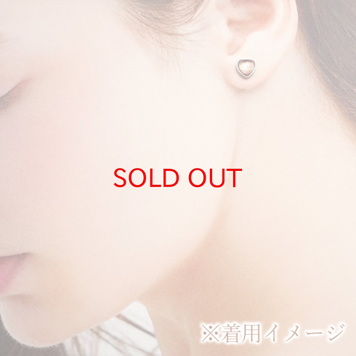 画像5: 【一点物】 ギベオン gibeon シルバー ピアス 《ハート型 小》 約6mm SV925 シルバー 天然石 パワーストーン カラーストーン (5)