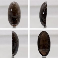 画像2: 山梨黒平黒水晶 ルース 約17.5ct 【 一点もの 】 山梨県産 日本の石 稀少価値 日本銘石 国産水晶 黒平 お守り パワーストーン 天然石 カラーストーン (2)