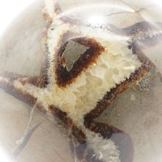 画像3: セプタリアン 丸玉 Septarian 10cm マダガスカル  泥灰岩 天然石 パワーストーン インテリア 風水 置物 魔除け (3)