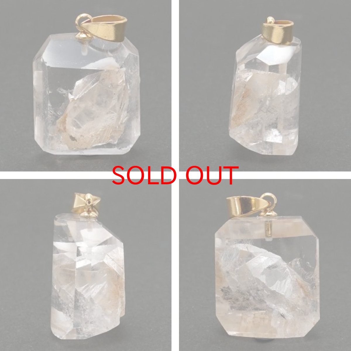 画像2: マニカラン水晶インクォーツ ペンダントトップ ヒマラヤ産 原石 【 一点もの 】 マニカラン水晶 インクォーツ 水晶 マニカランクォーツ 日本製 天然石 パワーストーン 浄化 お守り カラーストーン (2)