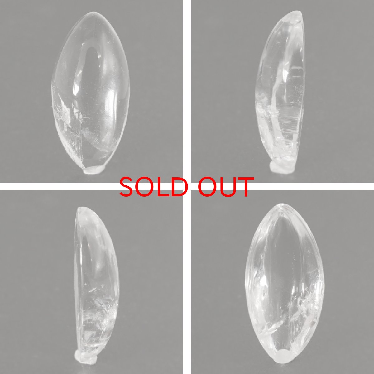 画像2: 【20%OFFセール】 山梨黒平水晶 ルース 約10.0ct 【 一点もの 】 山梨県産 日本の石 稀少価値 日本銘石 国産水晶 黒平 お守り パワーストーン 天然石 カラーストーン (2)