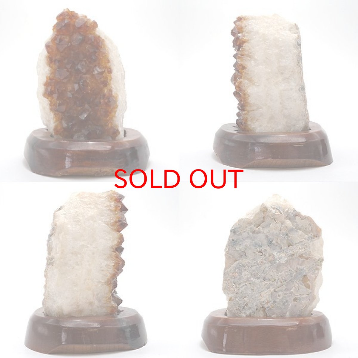 画像4: 【一点もの】シトリンクラスター 置物 ブラジル産 Citrine quartz dome 黄水晶 レア クラスター 浄化 風水 置き物 天然石 パワーストーン 【送料無料】 (4)