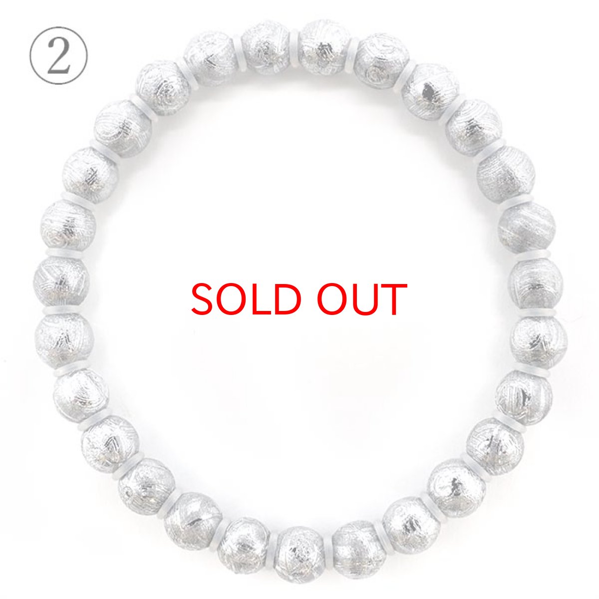 画像5: 【一点物】 ギベオンブレスレット 約6mm玉 ギベオン メッキ加工 ナミビア産  宇宙のパワー 隕石 チャネリング 浄化 天然石 パワーストーン カラーストーン (5)