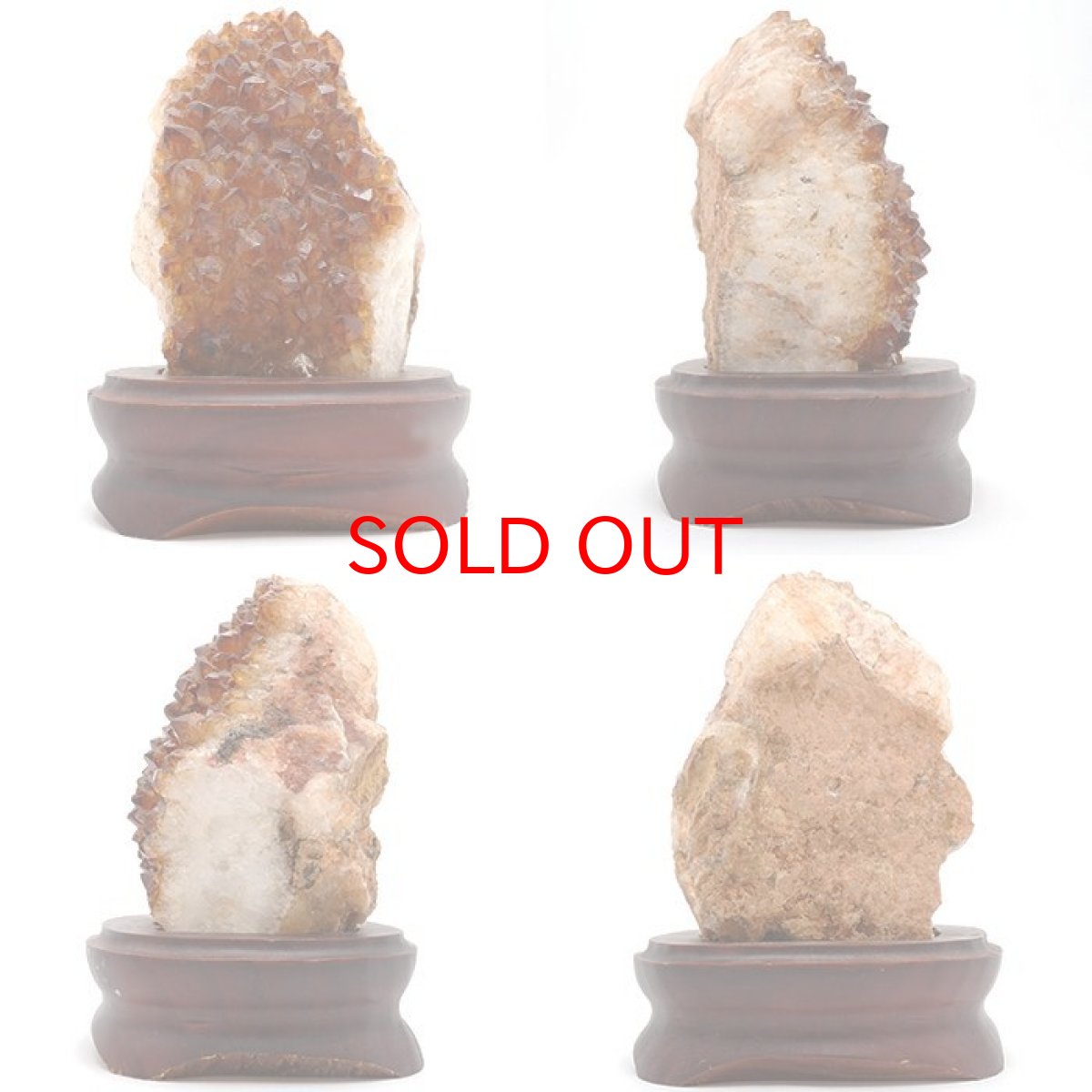 画像4: 【一点もの】シトリンクラスター 置物 ブラジル産 Citrine quartz dome 黄水晶 レア クラスター 浄化 風水 置き物 天然石 パワーストーン 【送料無料】 (4)