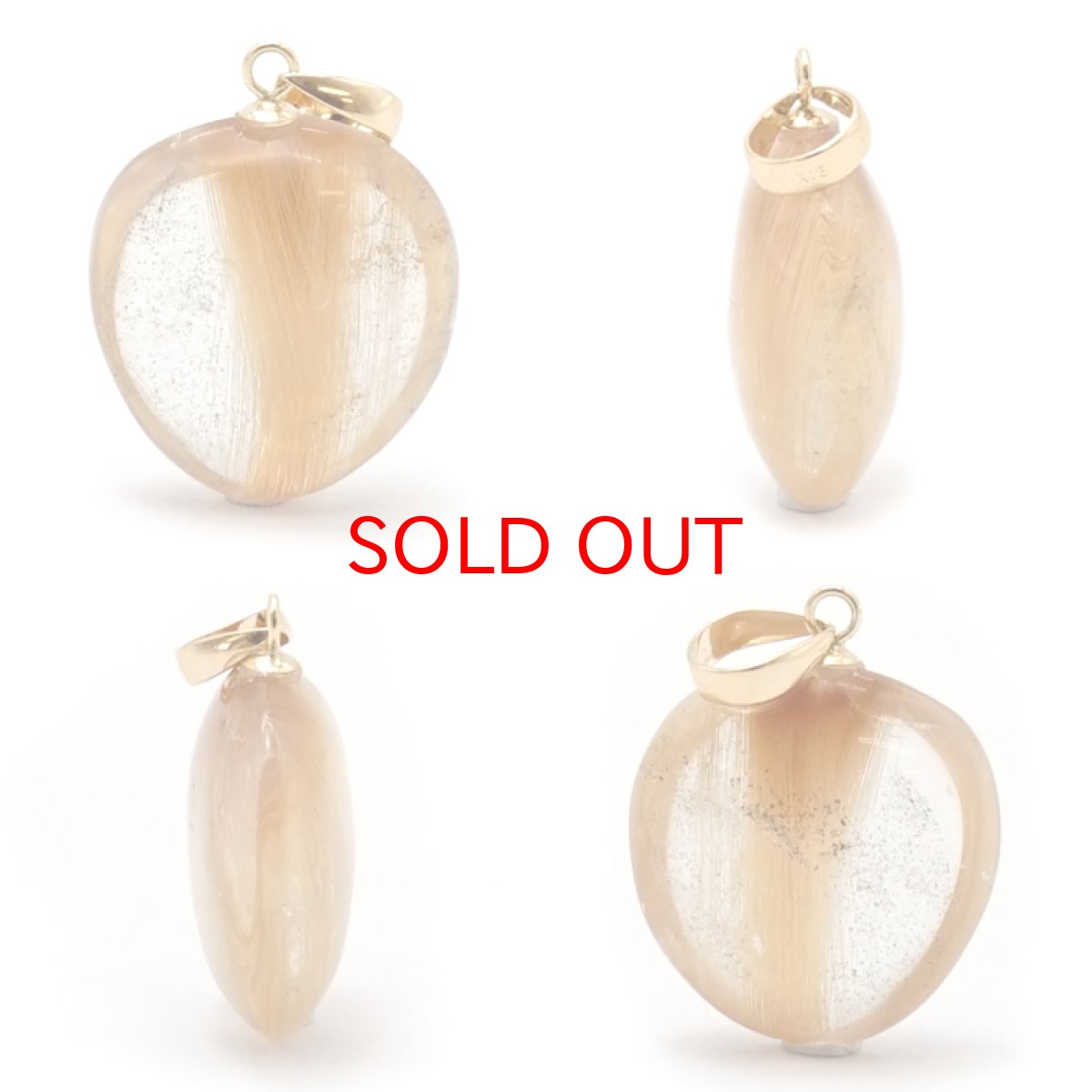 画像2: 【20%OFFセール】 ラビットヘアールチル ペンダントトップ K18 ブラジル産 【 1点もの 】 金紅石入り水晶 黄金色 日本製 ゴールド ルチル ネックレス ペンダント 浄化 お守り 天然石 パワーストーン カラーストーン (2)