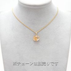 画像3: ラビットヘアールチル ペンダントトップ K18 ブラジル産 【 1点もの 】 金紅石入り水晶 黄金色 日本製 ゴールド ルチル ネックレス ペンダント 浄化 お守り 天然石 パワーストーン カラーストーン (3)