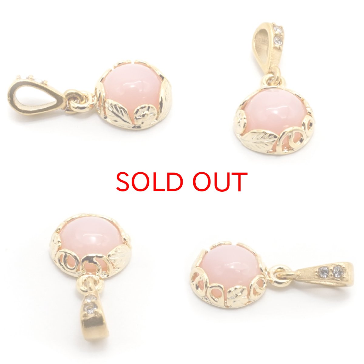 画像2: 【 一点もの 】 ピンクオパール ペンダントトップ オーストラリア産 pinkopal 日本製 オパール ネックレス お守り 浄化 天然石 パワーストーン カラーストーン (2)