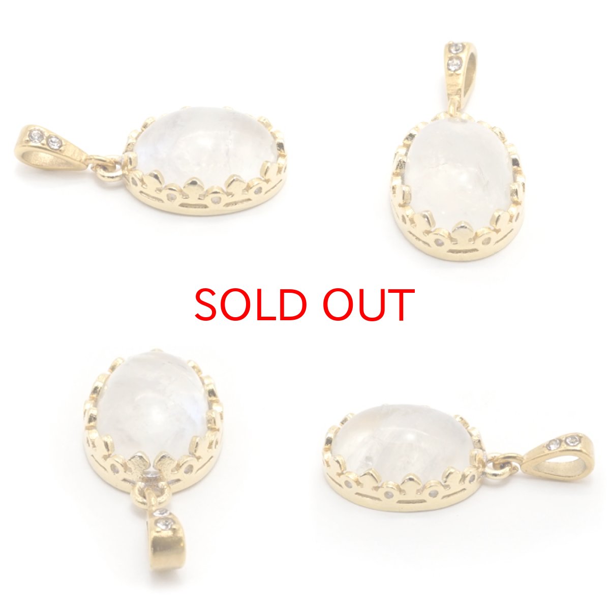 画像2: 【20%OFFセール】 【 一点もの 】 ブルームーンストーン ペンダントトップ スリランカ産 日本製 Moon stone ムーンストーン ブルー ６月誕生石 一粒ペンダント ネックレス 天然石 パワーストーン カラーストーン (2)