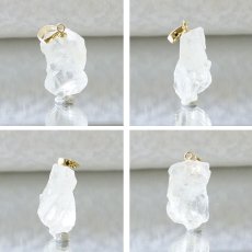 画像2: フェナカイト ラフ 原石 ペンダントトップ K18 6.7ct AAAランク 日本製 【 1点もの 】ロシア産 ラフ原石 Phenakite 希少石 レア  誕生石 天然石 原石アクセサリー フェナス石 鉱物 pendant ネックレス 【 送料無料 】パワーストーン 浄化 お守り 天然石 カラーストーン (2)