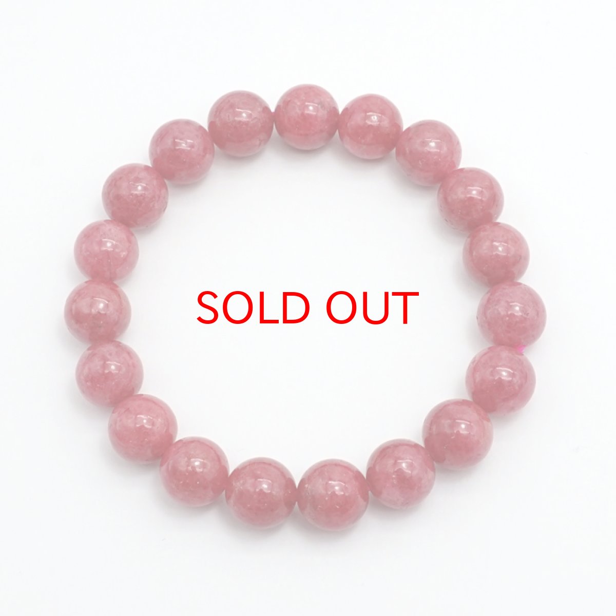 画像3: ロードナイト ブレスレット 10mm ブラジル産 【 一点もの 】 ブレス Rhodonite バラ色 天然石ブレスレット アクセサリー お守り 浄化 天然石 パワーストーン カラーストーン (3)