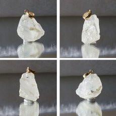 画像2: フェナカイト ラフ 原石 ペンダントトップ K18 10.3ct AAAランク 日本製 【 1点もの 】ロシア産 ラフ原石 Phenakite 希少石 レア  誕生石 天然石 原石アクセサリー フェナス石 鉱物 pendant ネックレス 【 送料無料 】パワーストーン 浄化 お守り 天然石 カラーストーン (2)