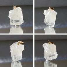 画像2: フェナカイト ラフ 原石 ペンダントトップ K18 12.7ct AAランク 日本製 【 1点もの 】ロシア産 ラフ原石 Phenakite 希少石 レア  誕生石 天然石 原石アクセサリー フェナス石 鉱物 pendant ネックレス 【 送料無料 】パワーストーン 浄化 お守り 天然石 カラーストーン (2)