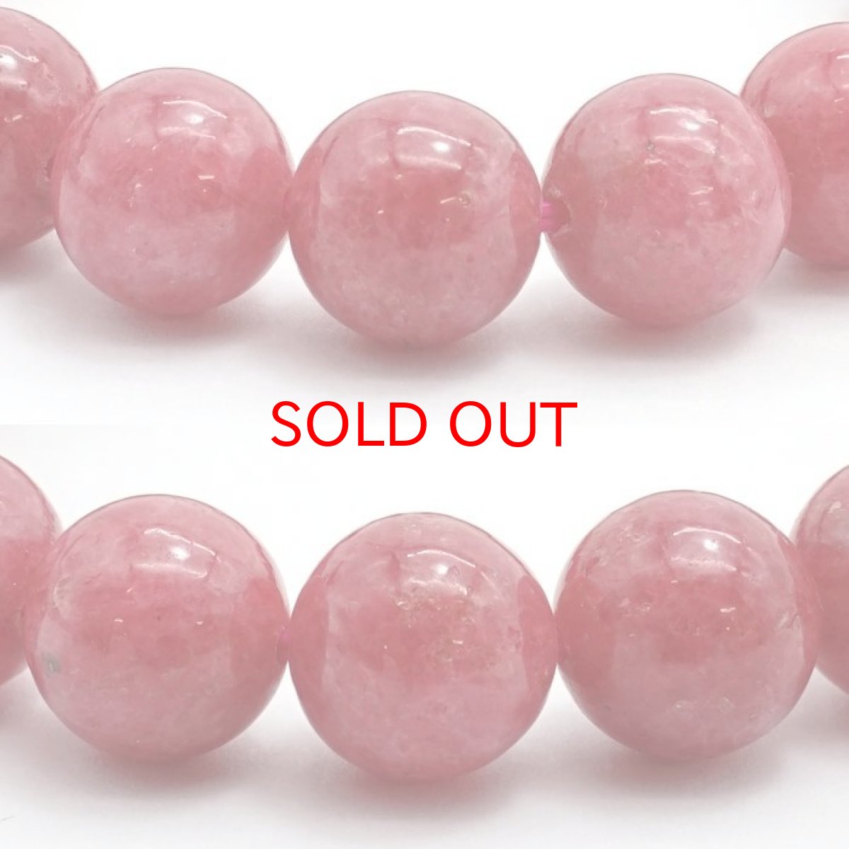画像2: ロードナイト ブレスレット 10mm ブラジル産 【 一点もの 】 ブレス Rhodonite バラ色 天然石ブレスレット アクセサリー お守り 浄化 天然石 パワーストーン カラーストーン (2)