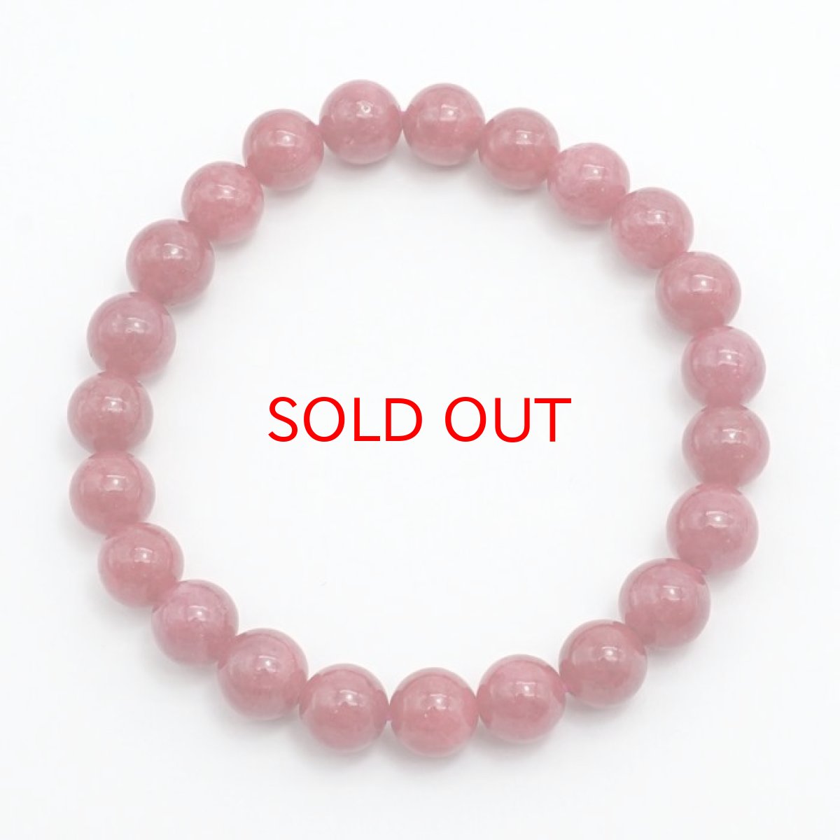 画像3: ロードナイト ブレスレット 8mm ブラジル産 【 一点もの 】 ブレス Rhodonite バラ色 天然石ブレスレット アクセサリー お守り 浄化 天然石 パワーストーン カラーストーン (3)