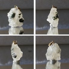 画像2: フェナカイト ラフ 原石 ペンダントトップ K18 15.3ct AAランク 日本製 【 1点もの 】ロシア産 ラフ原石 Phenakite 希少石 レア  誕生石 天然石 原石アクセサリー フェナス石 鉱物 pendant ネックレス 【 送料無料 】パワーストーン 浄化 お守り 天然石 カラーストーン (2)