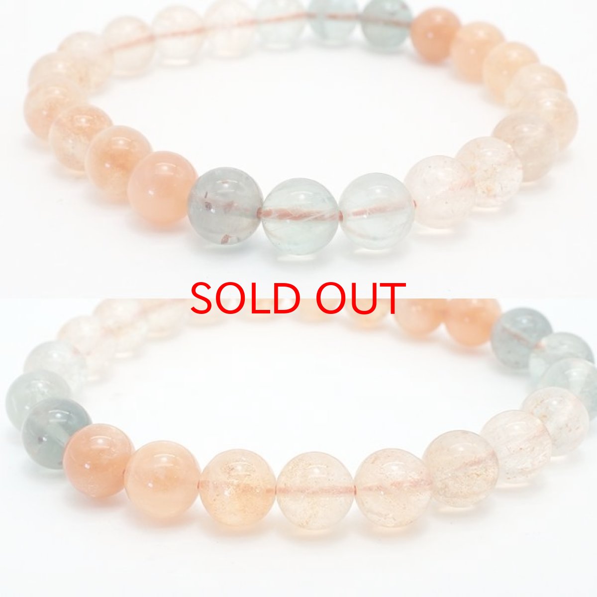 画像2: オレゴンサンストーン ブレスレット 8mm アメリカ産 【 一点もの 】 ブレス サンストーン 天然石ブレスレット アクセサリー お守り 浄化 天然石 パワーストーン カラーストーン (2)