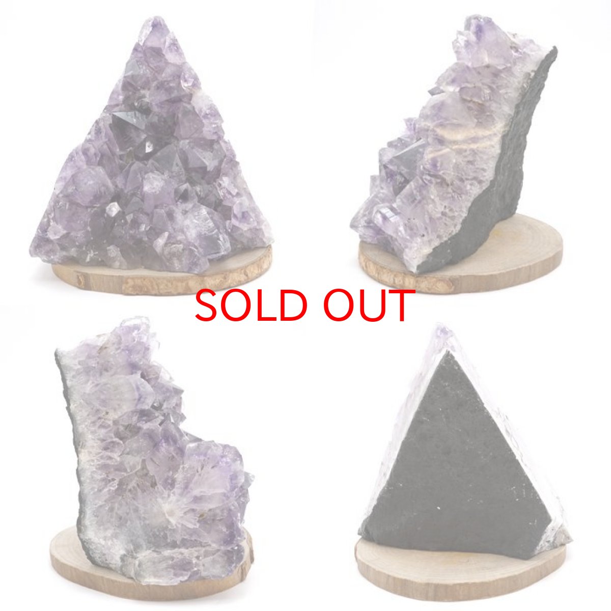 画像9: アメジスト原石 木製 台座付き 約2.17kg ウルグアイ産 【 一点物 】 アメジスト 原石  2月誕生石 クラスター 天然石 パワーストーン 紫 パープル 紫水晶 amethyst 風水 置物 浄化 カラーストーン (9)