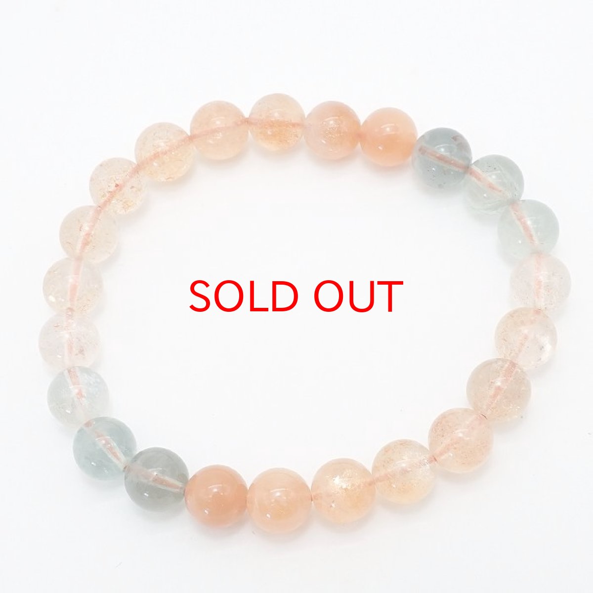 画像3: オレゴンサンストーン ブレスレット 8mm アメリカ産 【 一点もの 】 ブレス サンストーン 天然石ブレスレット アクセサリー お守り 浄化 天然石 パワーストーン カラーストーン (3)