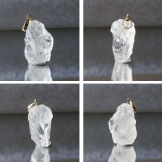 画像2: フェナカイト ラフ 原石 ペンダントトップ K18 10.7ct Sランク 日本製 【 1点もの 】ロシア産 ラフ原石 Phenakite 希少石 レア  誕生石 天然石 原石アクセサリー フェナス石 鉱物 pendant ネックレス 【 送料無料 】パワーストーン 浄化 お守り 天然石 カラーストーン (2)