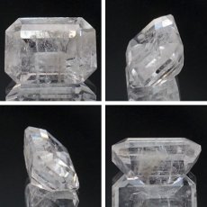 画像2: フェナカイト ルース 約6.6ct エメラルドカット 【 一点もの 】 ロシア産 フェナス石 Phenakite 希少石 レア 誕生石 裸石 鉱物 浄化 お守り 天然石 パワーストーン カラーストーン (2)