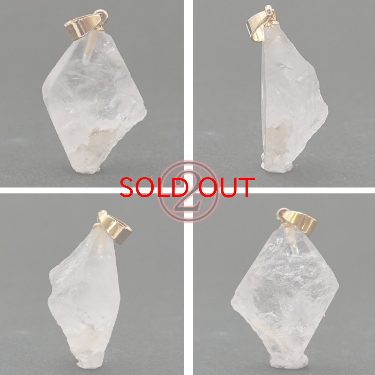 画像3: 【 一点物 】 【 日本の石 】 黒平白水晶 ペンダントトップ 山梨県産 日本製 白水晶 Kurobera Quartz ゴールド お守り 浄化 国産水晶 天然石 パワーストーン 日本銘石 カラーストーン (3)