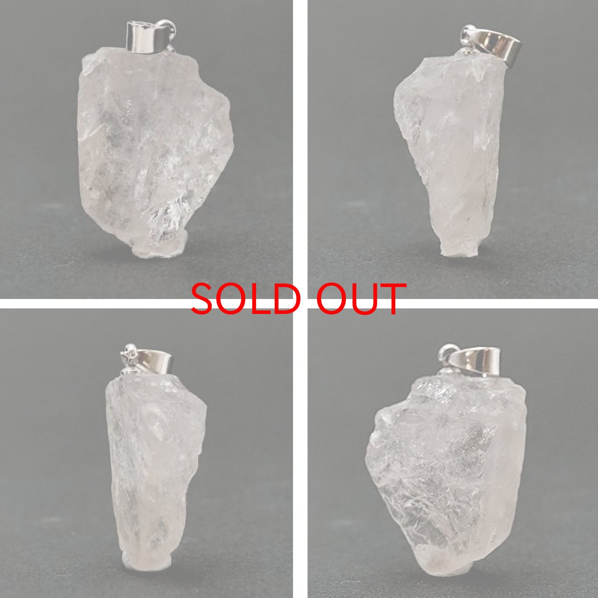 画像2: 【 一点物 】 【 日本の石 】 黒平白水晶 ペンダントトップ 山梨県産 日本製 白水晶 Kurobera Quartz ゴールド お守り 浄化 国産水晶 天然石 パワーストーン 日本銘石 カラーストーン (2)