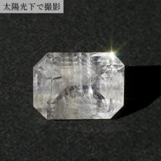 画像6: フェナカイト ルース 約6.6ct エメラルドカット 【 一点もの 】 ロシア産 フェナス石 Phenakite 希少石 レア 誕生石 裸石 鉱物 浄化 お守り 天然石 パワーストーン カラーストーン (6)