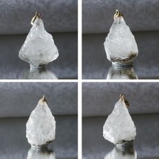 画像2: フェナカイト ラフ 原石 ペンダントトップ K18 29.4ct AAランク 日本製 【 1点もの 】ロシア産 ラフ原石 Phenakite 希少石 レア  誕生石 天然石 原石アクセサリー フェナス石 鉱物 pendant ネックレス 【 送料無料 】パワーストーン 浄化 お守り 天然石 カラーストーン (2)