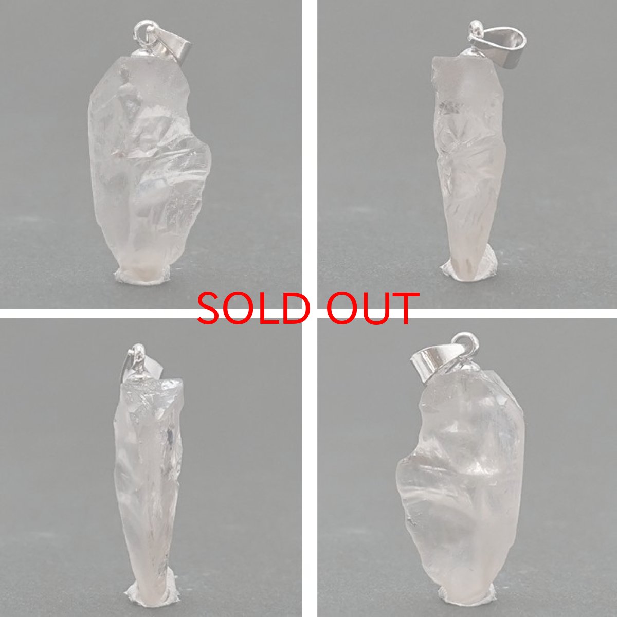 画像4: 【 一点物 】 【 日本の石 】 黒平白水晶 ペンダントトップ 山梨県産 日本製 白水晶 Kurobera Quartz ゴールド お守り 浄化 国産水晶 天然石 パワーストーン 日本銘石 カラーストーン (4)