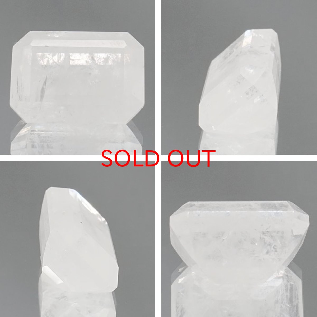 画像2: フェナカイト ルース 約10.3ct エメラルドカット ロシア マリシェボ産 【 一点もの 】 フェナス石 Phenakite 希少石 レア 誕生石 裸石 鉱物 浄化 お守り 天然石 パワーストーン カラーストーン (2)