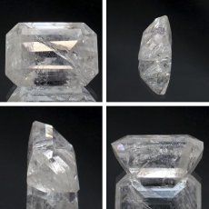 画像2: フェナカイト ルース 約12.1ct エメラルドカット 【 一点もの 】 ロシア産 フェナス石 Phenakite 希少石 レア 誕生石 裸石 鉱物 浄化 お守り 天然石 パワーストーン カラーストーン (2)