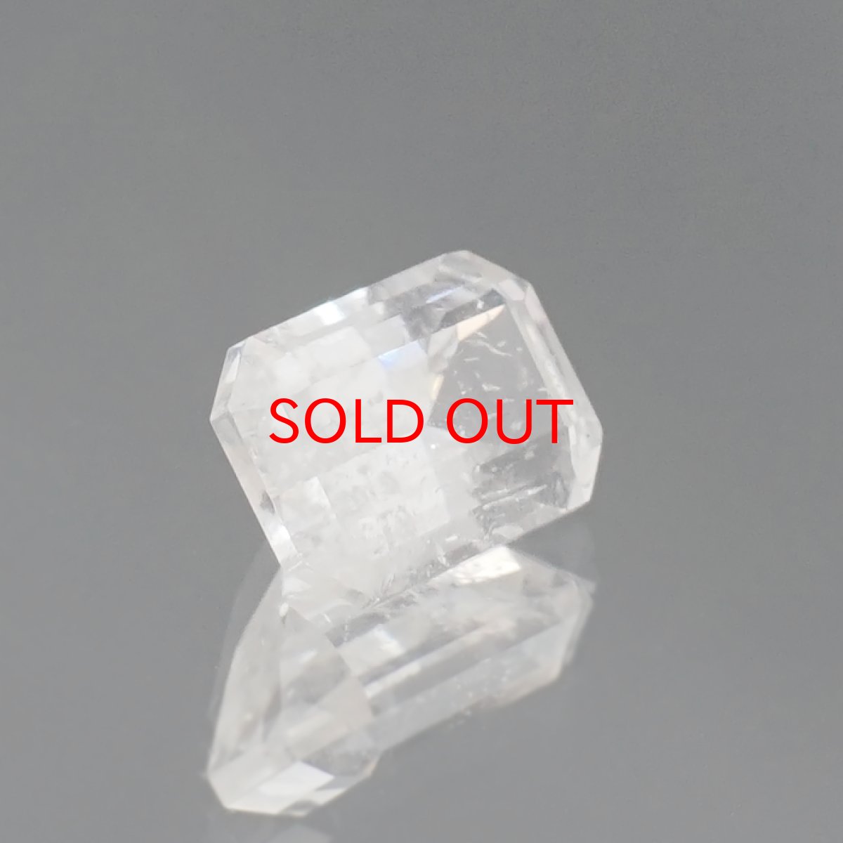 画像4: フェナカイト ルース 約1.9ct エメラルドカット 【 一点もの 】 ロシア産 フェナス石 Phenakite 希少石 レア 誕生石 裸石 鉱物 浄化 お守り 天然石 パワーストーン カラーストーン (4)