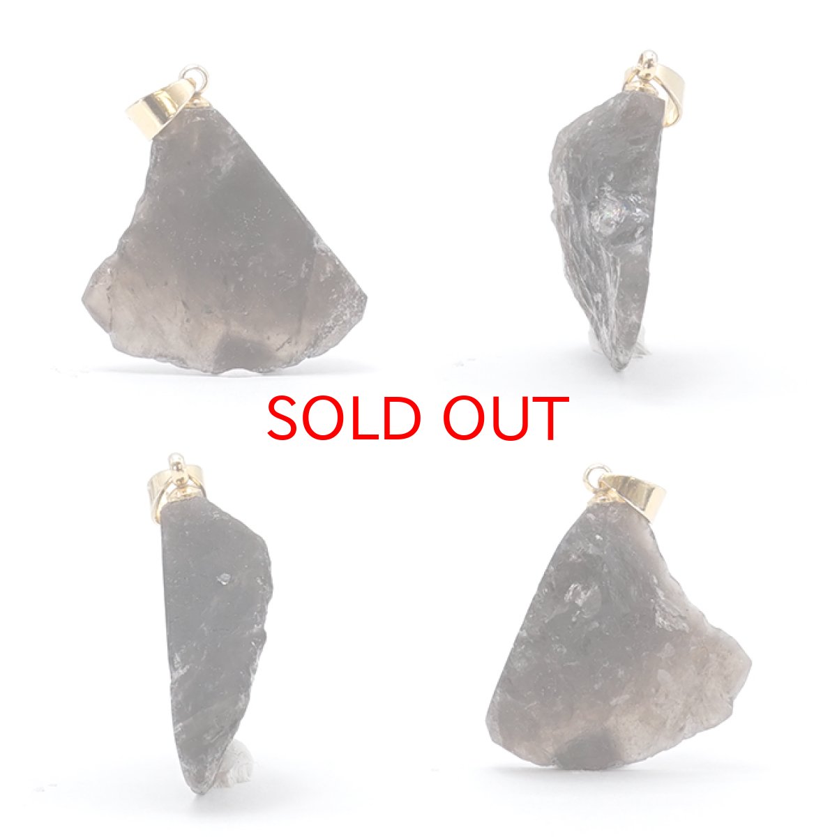 画像2: 【 一点物 】 【 日本の石 】 黒平水晶 ペンダントトップ 山梨県産 日本製 白水晶 Kurobera Quartz ゴールド お守り 浄化 国産水晶 天然石 パワーストーン 日本銘石 カラーストーン 黒平 水晶 (2)