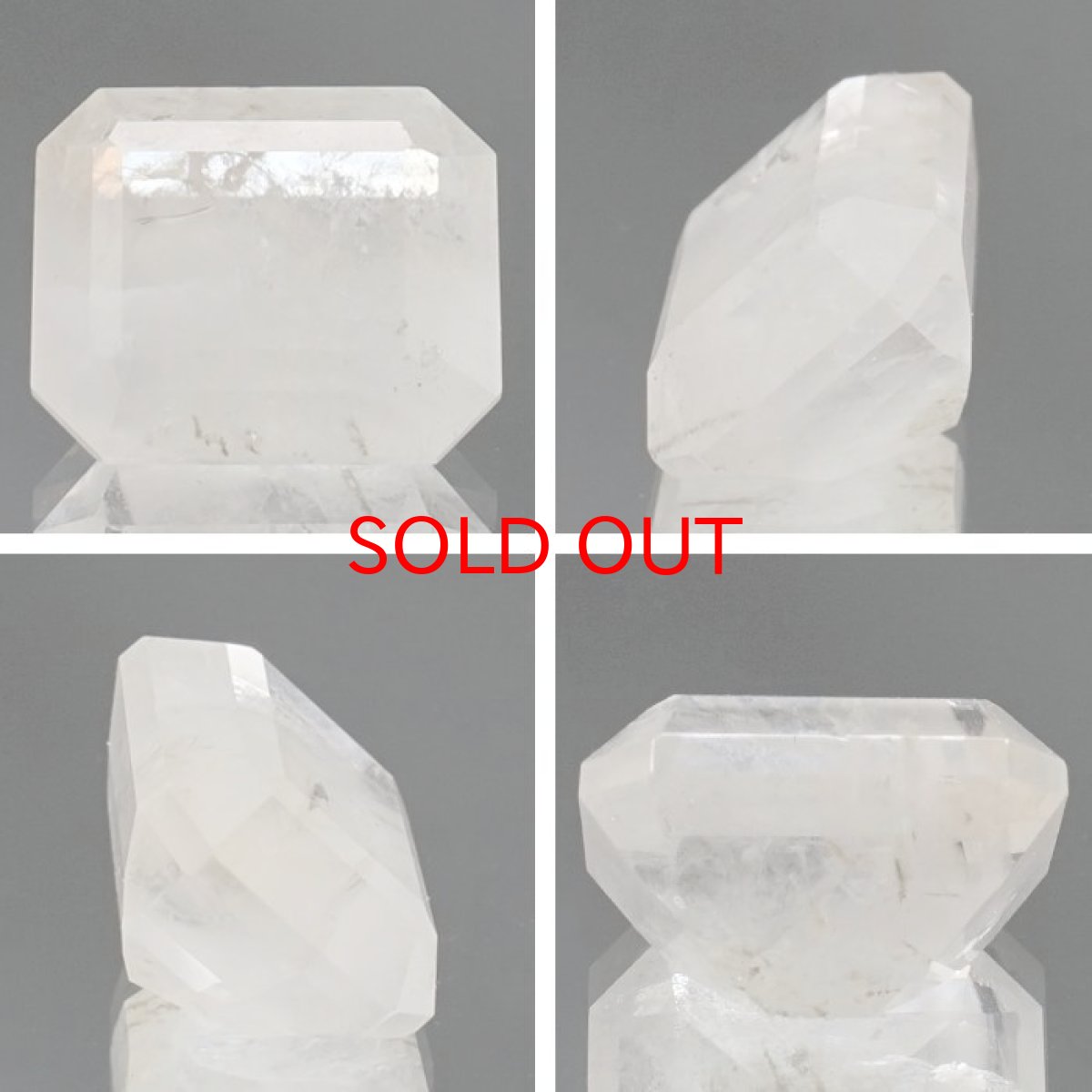 画像2: フェナカイト ルース 約9.2ct エメラルドカット ロシア マリシェボ産 【 一点もの 】 フェナス石 Phenakite 希少石 レア 誕生石 裸石 鉱物 浄化 お守り 天然石 パワーストーン カラーストーン (2)