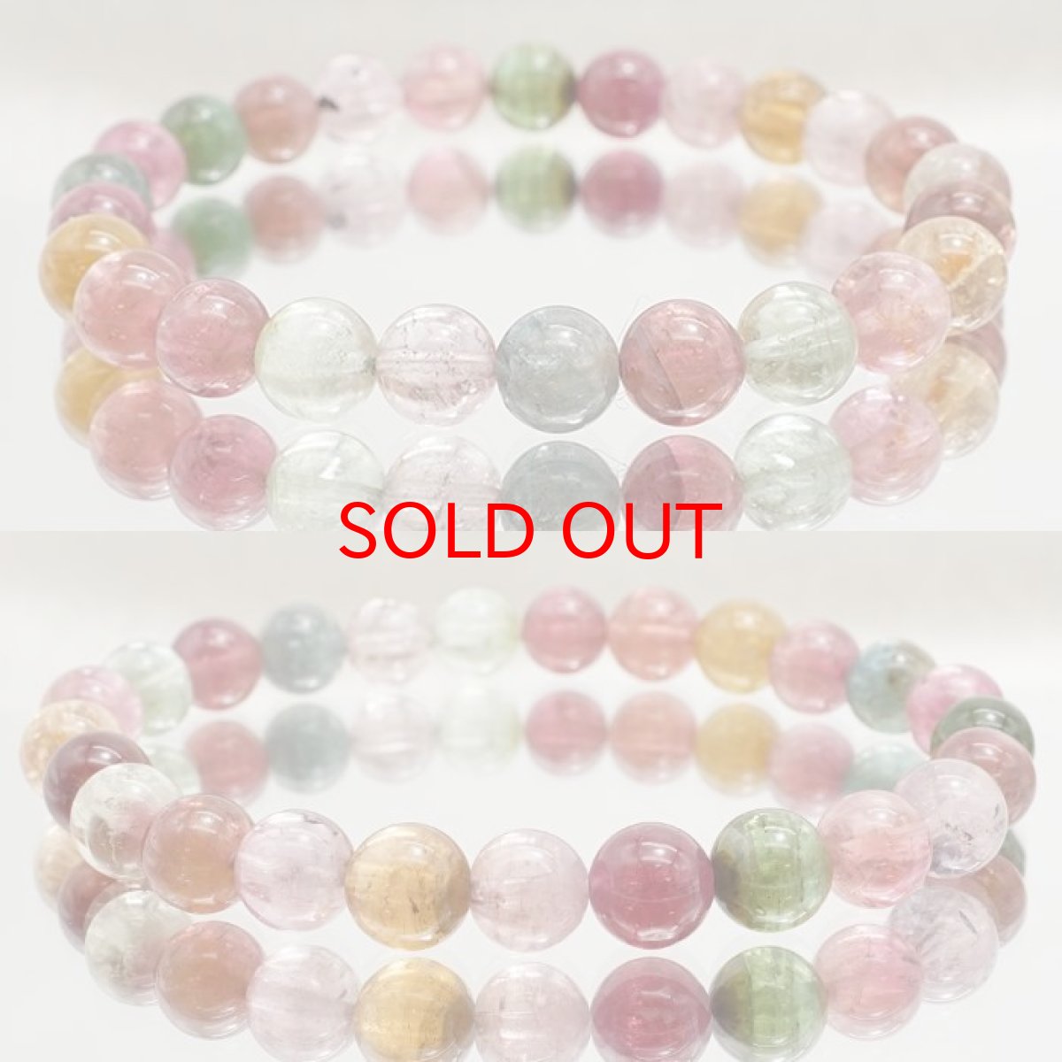 画像2: 希少価値 キャンディトルマリンマルチカラー トルマリン ブレスレット 一点もの 勝負運 カラーストーン (2)