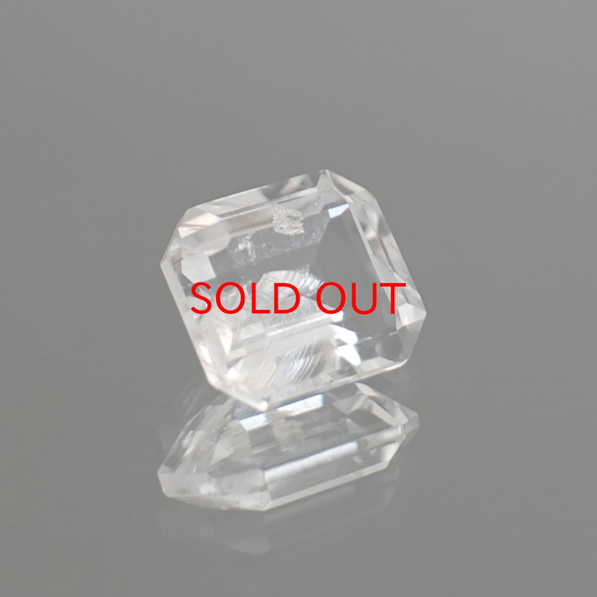 画像4: フェナカイト ルース 約1.3ct エメラルドカット ロシア マリシェボ産 【 一点もの 】 フェナス石 Phenakite 希少石 レア 誕生石 裸石 鉱物 浄化 お守り 天然石 パワーストーン カラーストーン (4)