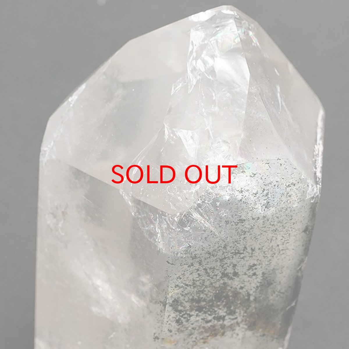 画像3: ガーデンクォーツ  ポイント 原石 六角柱 【 一点もの 】 Garden quartz 庭園水晶 水晶 ブラジル産 浄化 空間 リフレッシュ パワーチャージ 【 送料無料 】天然石 パワーストーン カラーストーン (3)