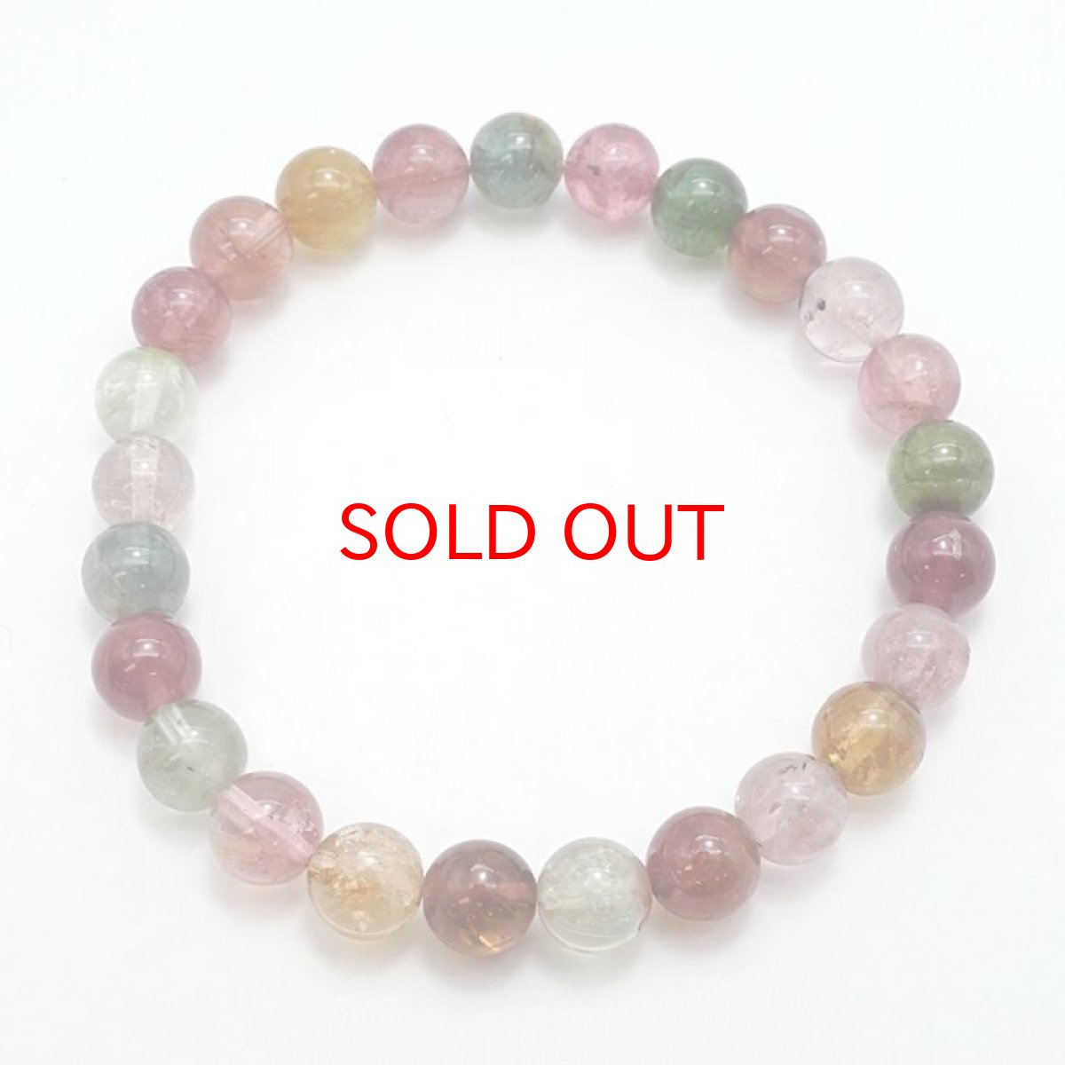 画像4: 希少価値 キャンディトルマリンマルチカラー トルマリン ブレスレット 一点もの 勝負運 カラーストーン (4)