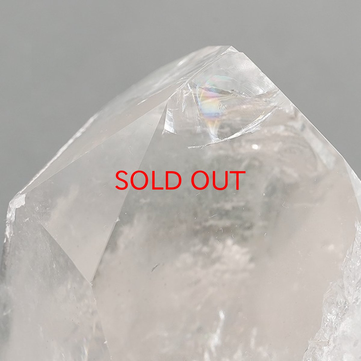 画像2: ガーデンクォーツ  ポイント 原石 六角柱 【 一点もの 】 Garden quartz 庭園水晶 水晶 ブラジル産 浄化 空間 リフレッシュ パワーチャージ 【 送料無料 】天然石 パワーストーン カラーストーン (2)