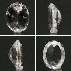 画像2: ペタライト ルース 約1.3ct オーバルカット ブラジル産 【 一点もの 】 葉長石 Petalite 裸石 鉱物 浄化 お守り 天然石 パワーストーン カラーストーン (2)