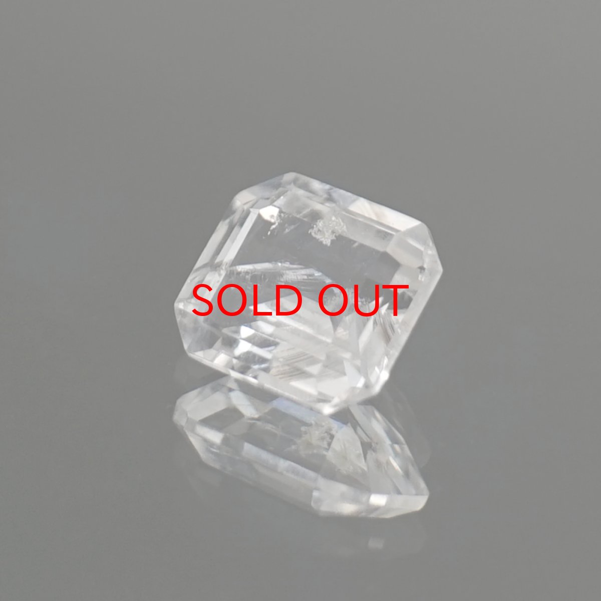 画像3: フェナカイト ルース 約1.3ct エメラルドカット ロシア マリシェボ産 【 一点もの 】 フェナス石 Phenakite 希少石 レア 誕生石 裸石 鉱物 浄化 お守り 天然石 パワーストーン カラーストーン (3)